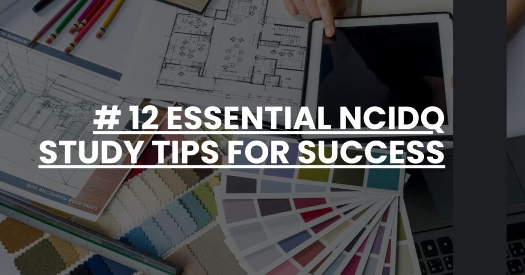 # 12 Essential NCIDQ Study Tips for Success Feature Image