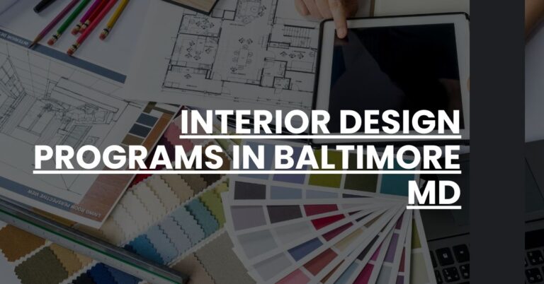 Interior Design Programs in Baltimore MD Feature Image