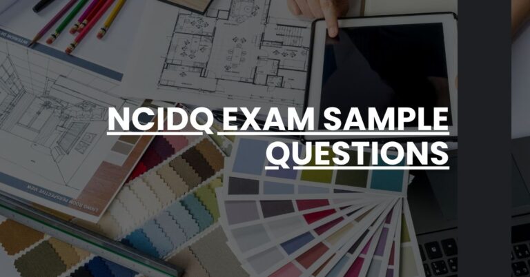 NCIDQ Exam Sample Questions Feature Image